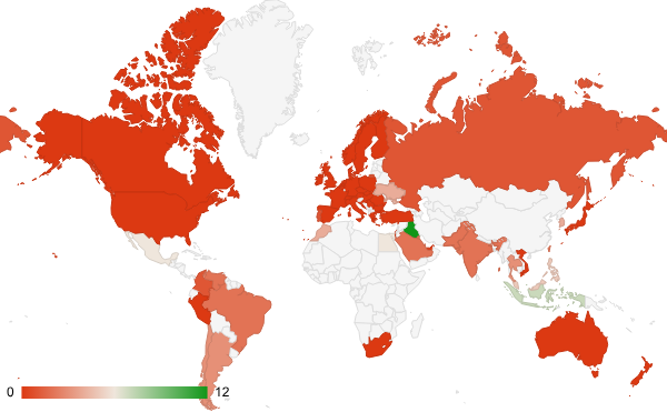 2024년 11월 미분류 카테고리 – 국가별 트래픽 패턴 지도