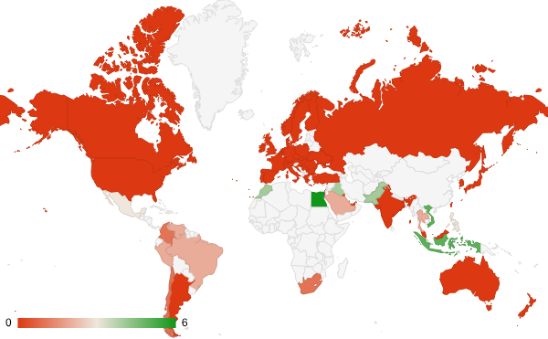 2024년 4월 미분류 카테고리 – 국가별 트래픽 패턴 지도