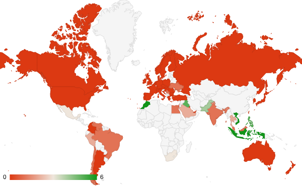 2024년 5월 미분류 카테고리 – 국가별 트래픽 패턴 지도