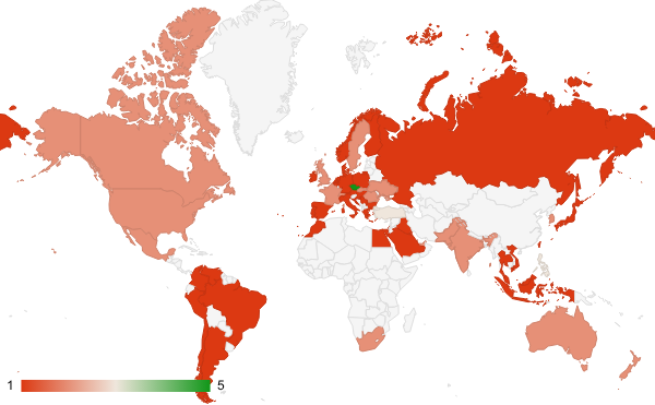 2024년 5월 참고자료 카테고리 – 국가별 트래픽 패턴 지도