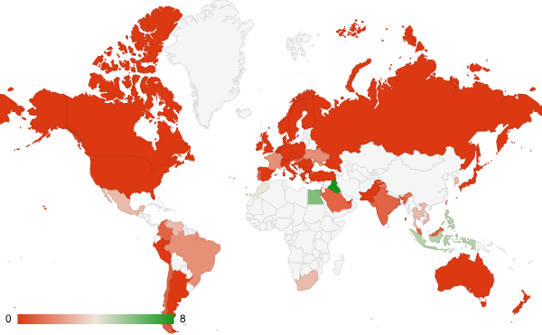 2024년 7월 미분류 카테고리 – 국가별 트래픽 패턴 지도