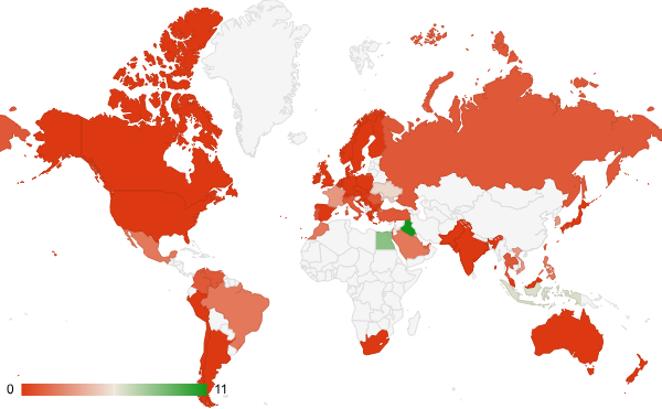 2024년 9월 미분류 카테고리 – 국가별 트래픽 패턴 지도