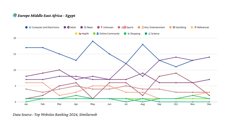 2024년 이집트 트래픽 트렌드