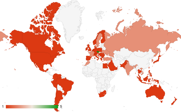 2025년 11월 참고자료 카테고리 – 국가별 트래픽 패턴 지도