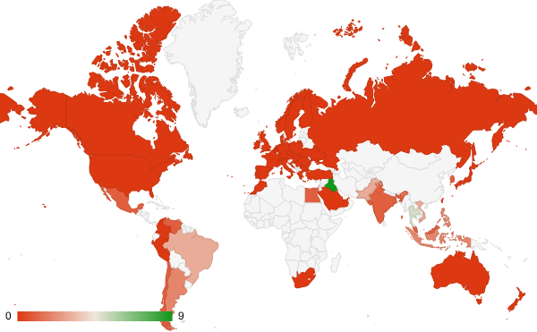 2025년 5월 미분류 카테고리 – 국가별 트래픽 패턴 지도