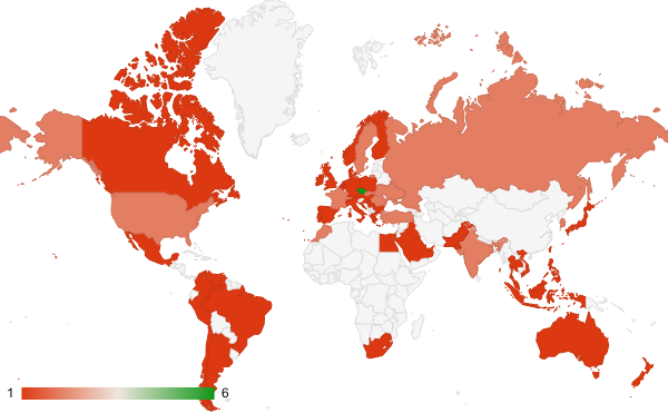 2025년 5월 참고자료 카테고리 – 국가별 트래픽 패턴 지도